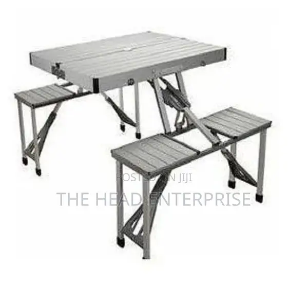 Table With Umbrella for Camping