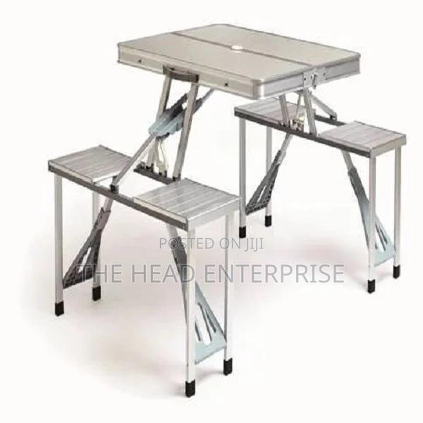 Foldable Camping Table Available With 4 Seats - main view