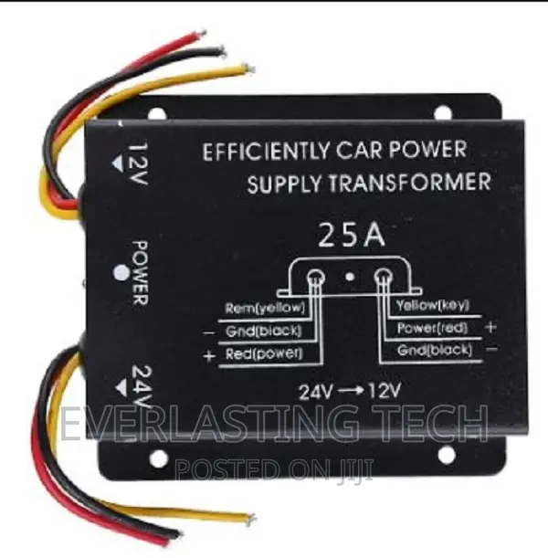 \Imported Best Car Power Supply Transformer 24v to 12v 5ampe