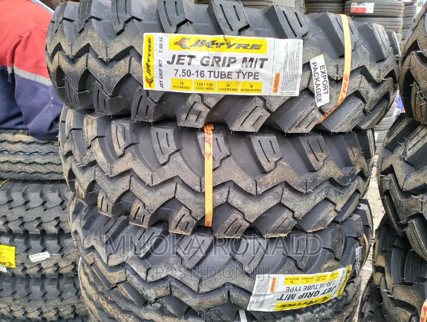 7.50R16 Jk Tyre Made in India (Jet Grip M/T