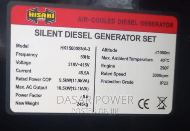 Hisaki 13kva Power Generator - thumbnail 2