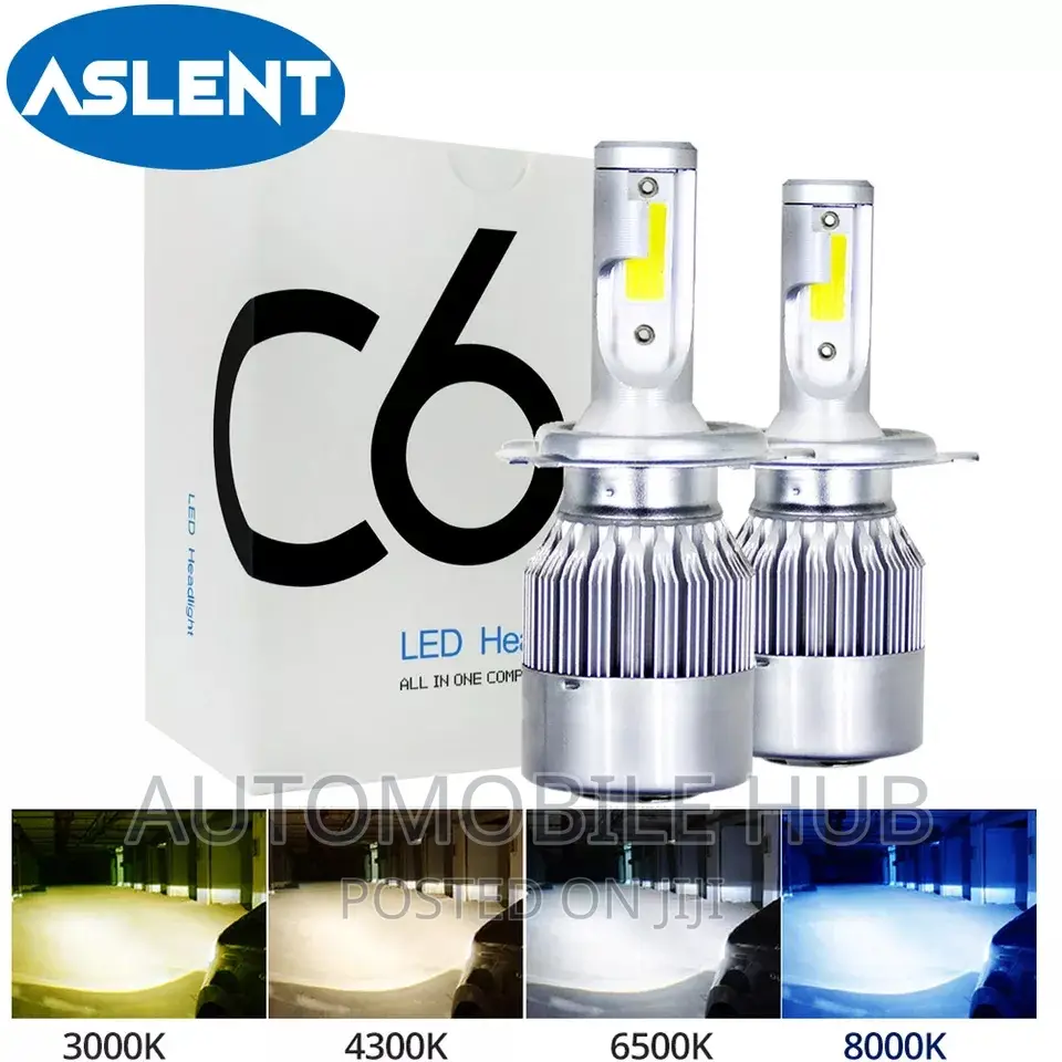 C6 Led H7 Bulb 6000w