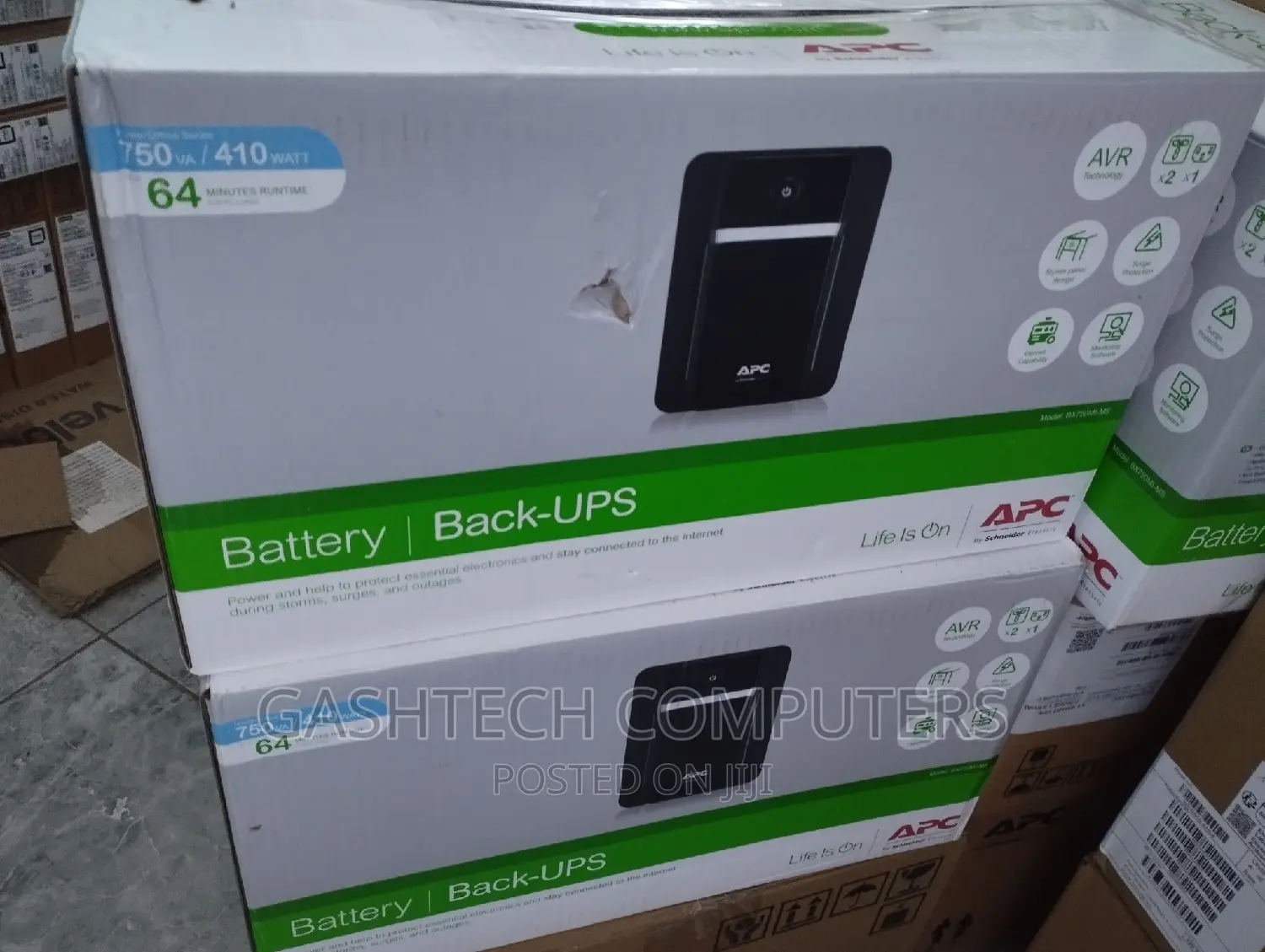 APC Back-Ups 750va, 230V, Avr, Iec Sockets