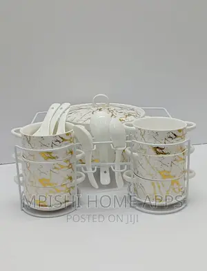 15pcs Ceramic Soup Set
