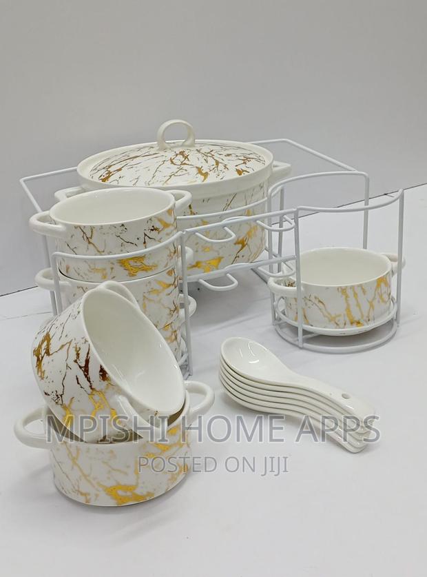 15pcs Ceramic Soup Set - thumbnail 3