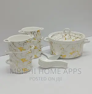 15pcs Ceramic Soup Set