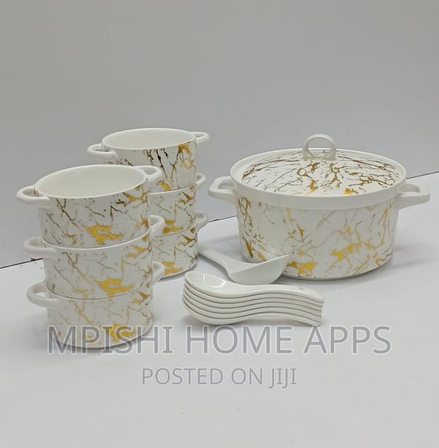 15pcs Ceramic Soup Set - thumbnail 2