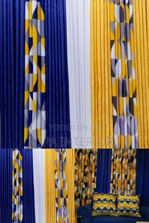 Blue and Yellow Curtains Blue and Yellow Curtains