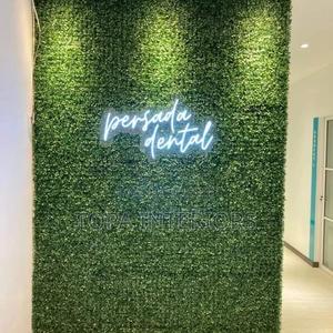 Wall Decor Artificial Boxwood Green Hedge Panels - thumbnail 2