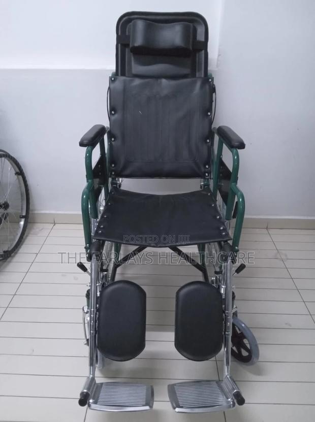 Wheelchair , Reclining High Back Without Commode.