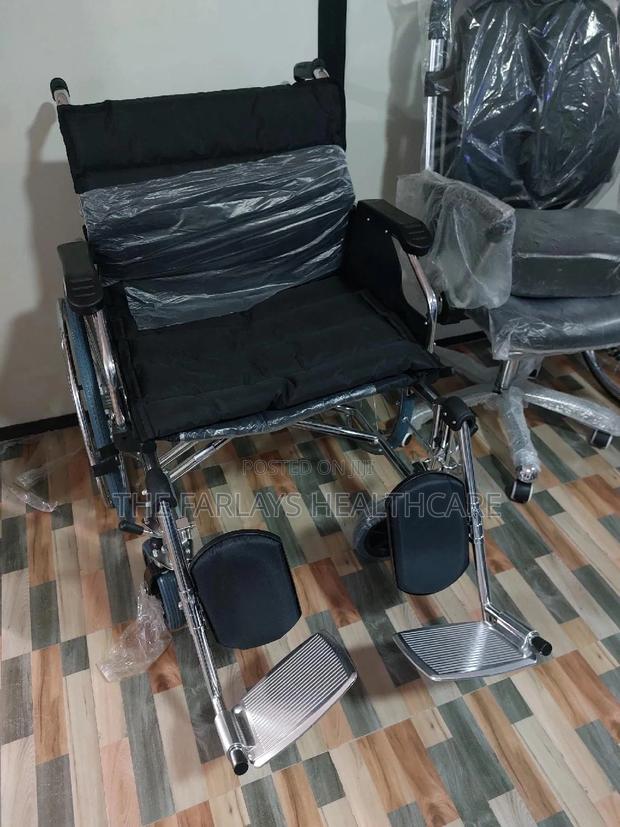 Wheelchair, Extrawide Seat, Extra Strength.