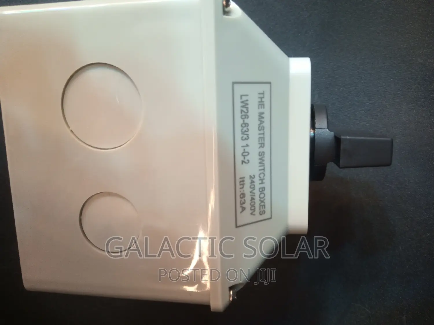 DC 63A Master Change Over Switch