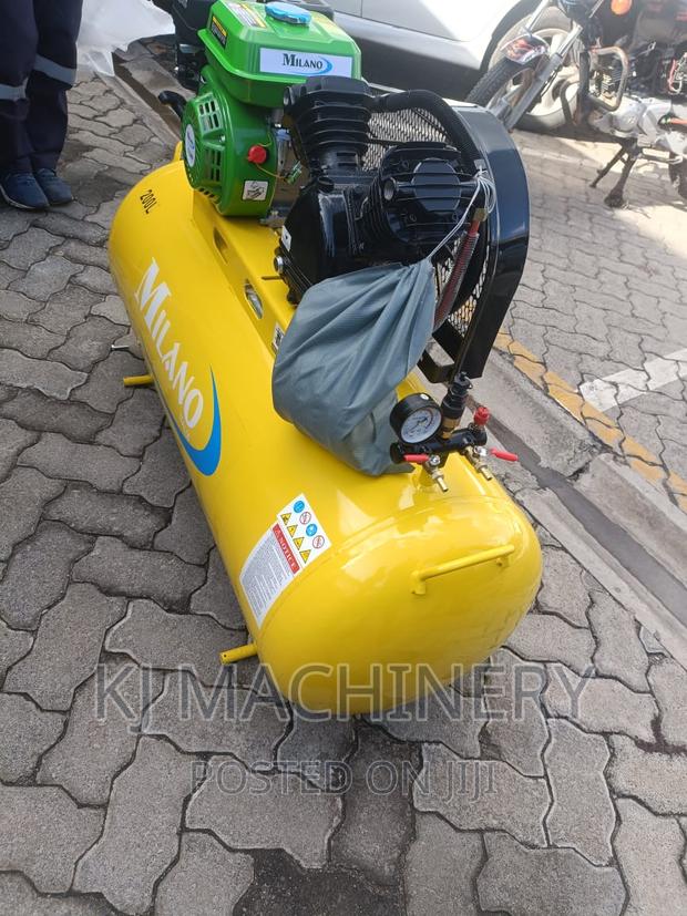 Gasoline Powered 200 Litres Air Compressor -Quality Assured - thumbnail 5