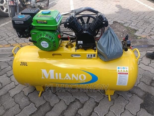 200litres Gasoline Milano Air Compressor - thumbnail 2