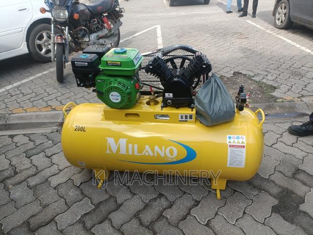 200litres Gasoline Milano Air Compressor - thumbnail 3