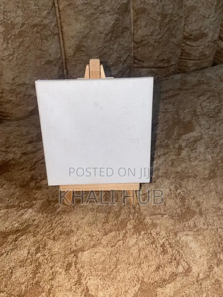 Canvas 10cmx10cm Canvas With Wooden Canvas Stand