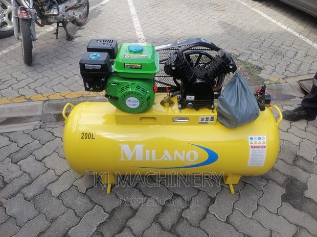 Milano Gasoline Air Compressors -200l Capacity -8bars - thumbnail 4