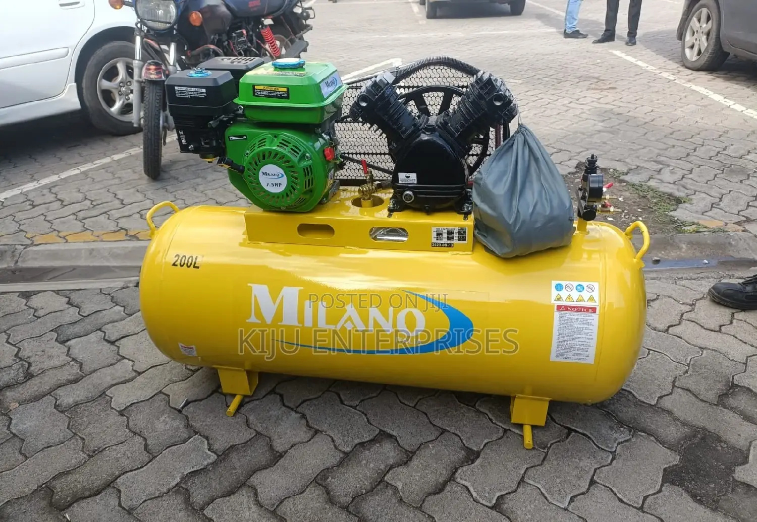Petrol Air Compressor 200litres Offer