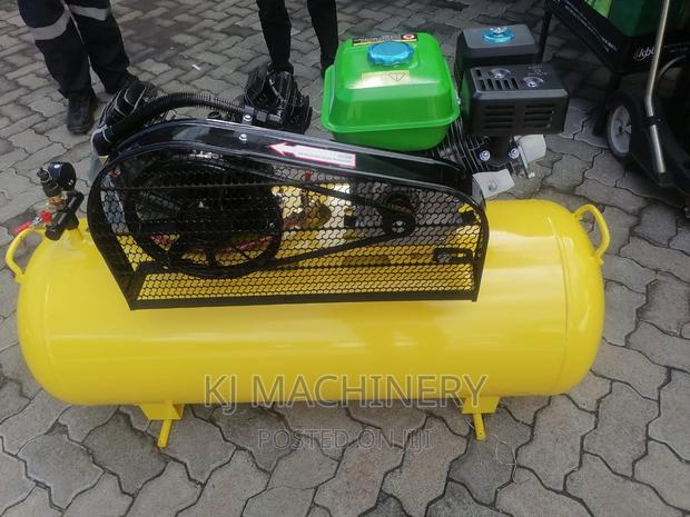 Gasoline Air Compressor -Petrol Driven 200litres - thumbnail 3