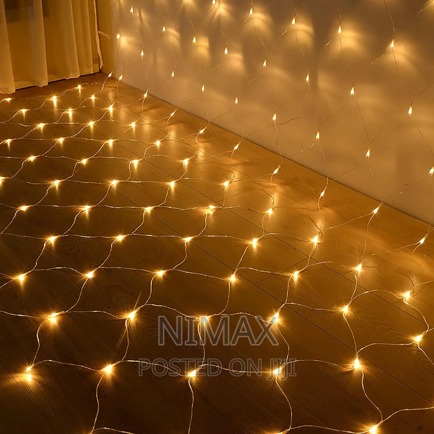 Warm White 3mtrs X3mtrs Led Mesh Lights