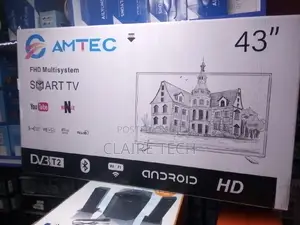 Amtec 43 Inch Smart Android Frameless Youtube, Netflix