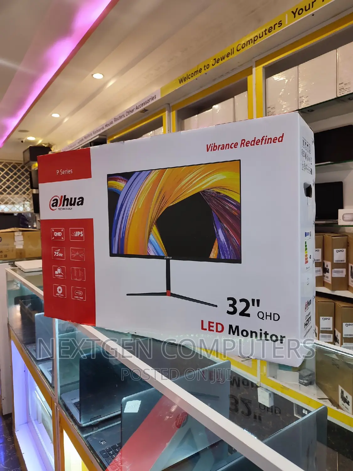 Dahua 32" QHD(2560x1440)Type-c IPS LED Frameless Monitor