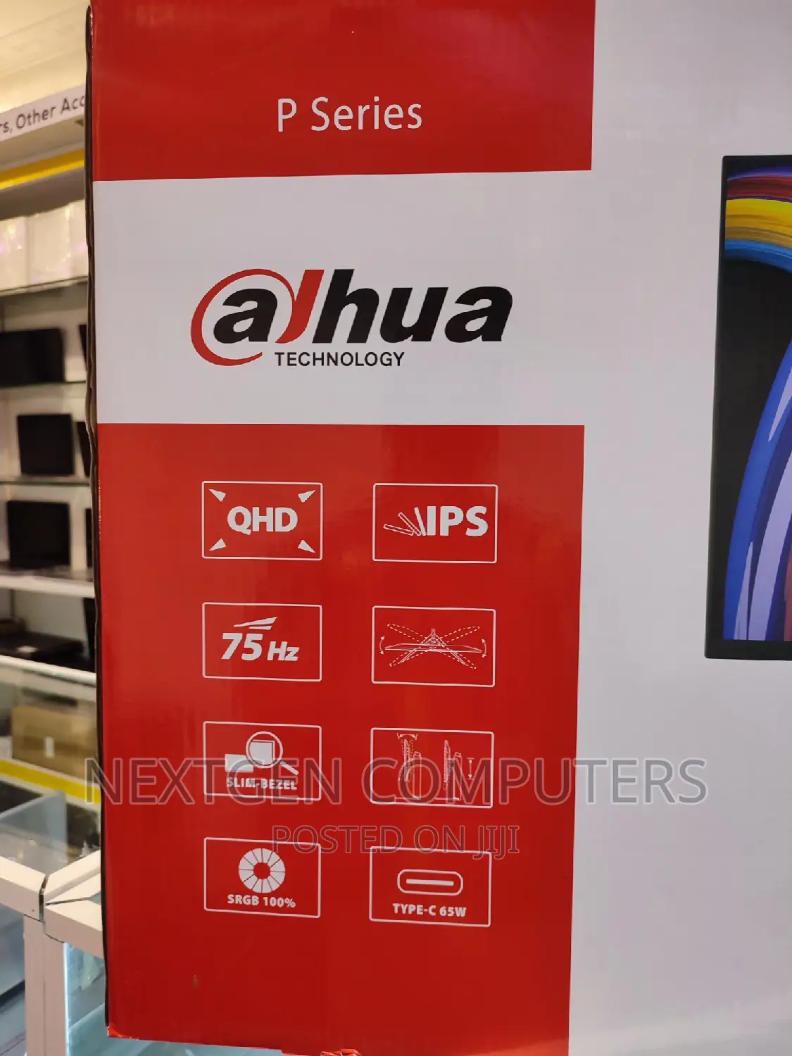 Dahua 32" QHD(2560x1440)Type-c IPS LED Frameless Monitor