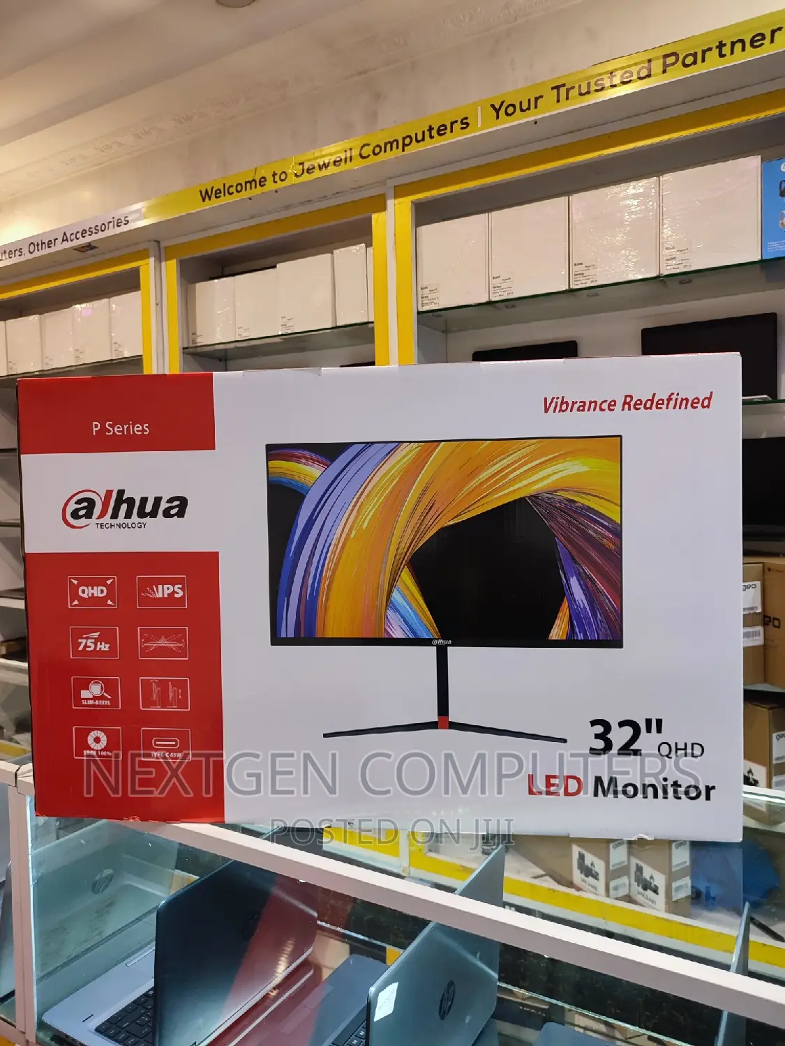 Dahua 32" QHD(2560x1440)Type-c IPS LED Frameless Monitor