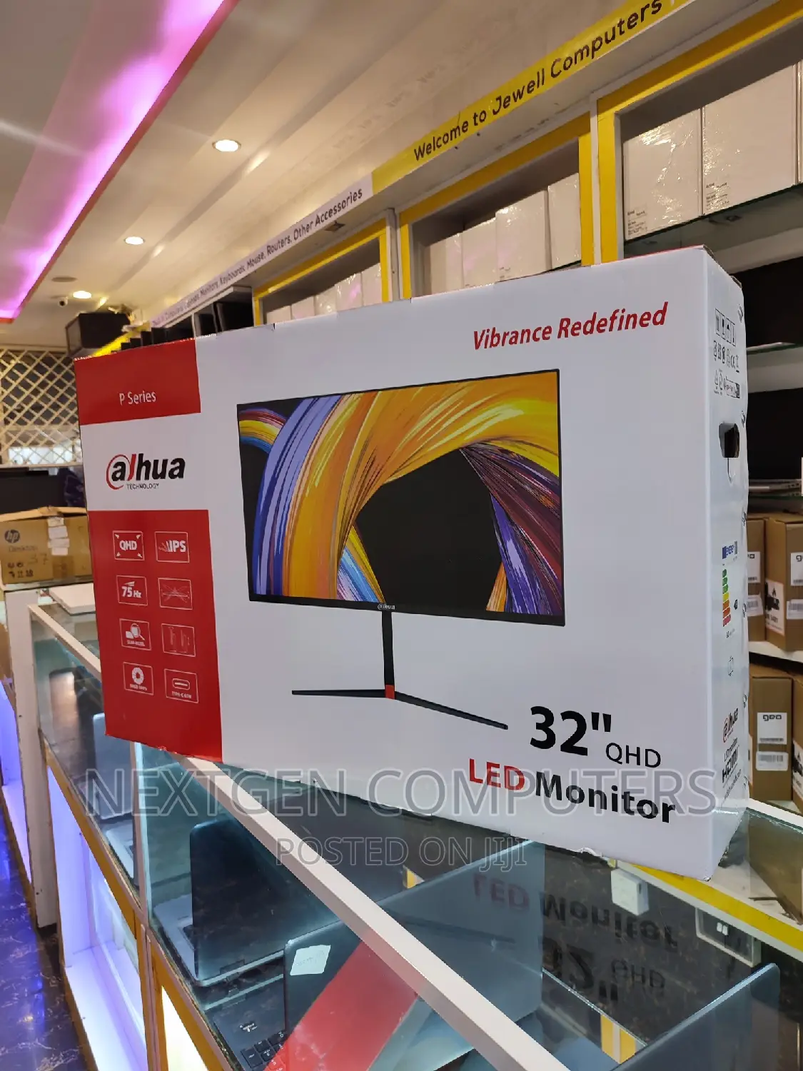Dahua 32" QHD(2560x1440)Type-c IPS LED Frameless Monitor