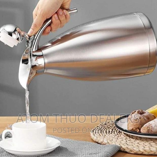 2 Litres Flask Peacock Stainless Steel - main view