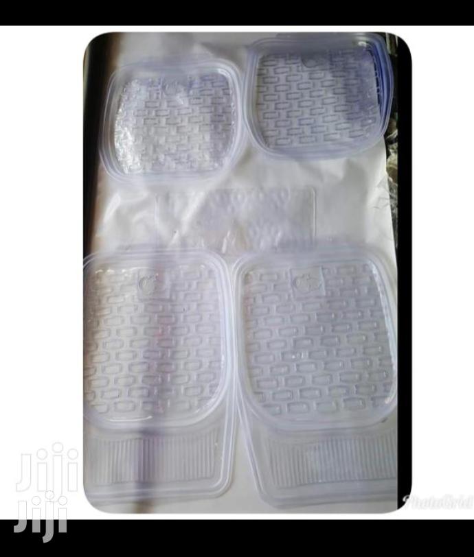 New Clear 5 Pieces Floor Mats, Free Deli