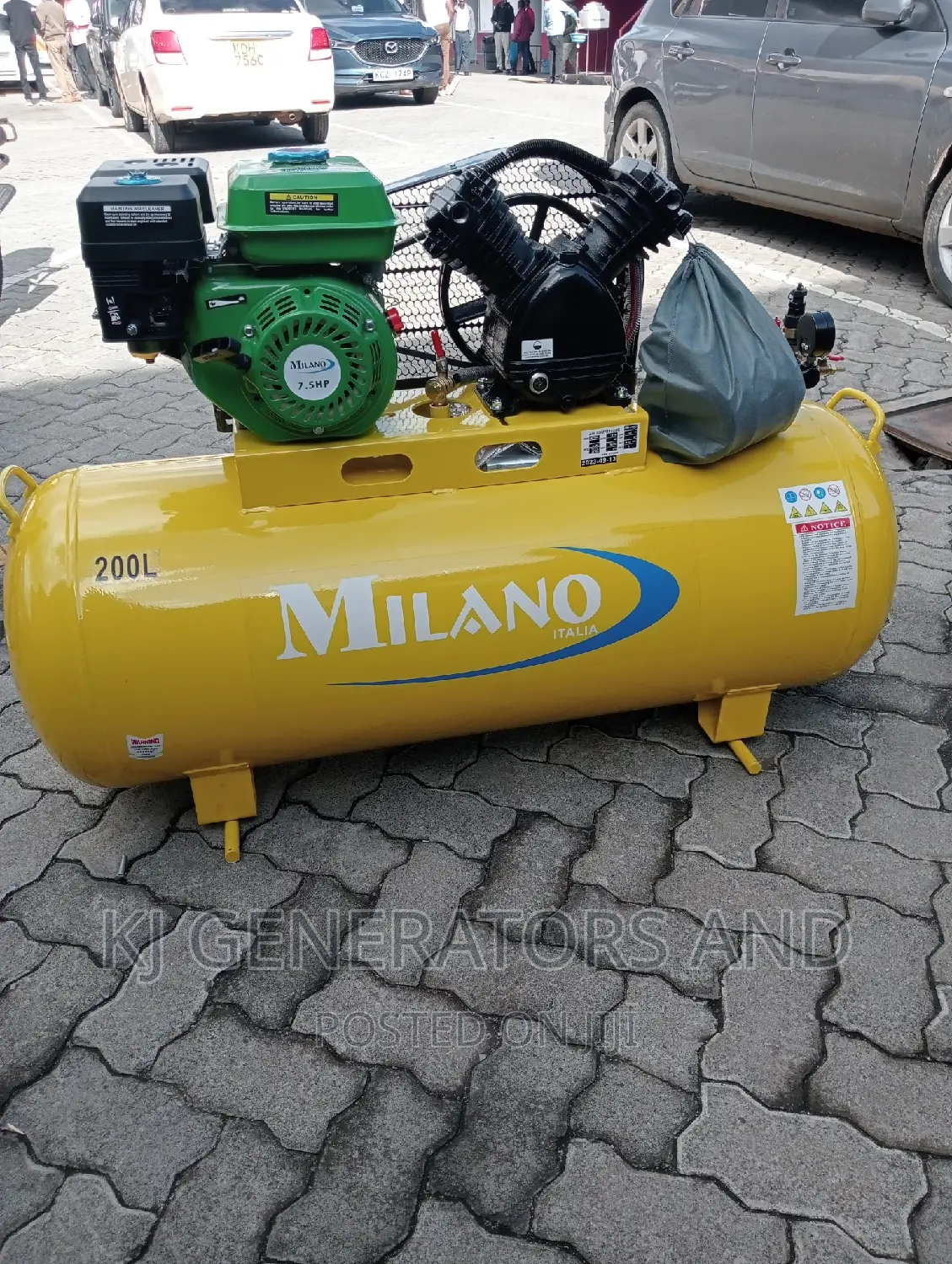 200litres Aircompressor Both Petrol and Electric
