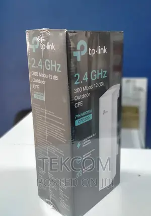 Tp-link Cpe220 2.4ghz 300mbps 12dbi Outdoor Cpe (Cpe220)