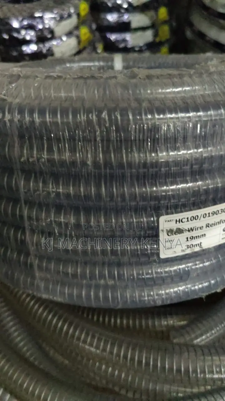 Suction Pipe Clear With Spring-30metres