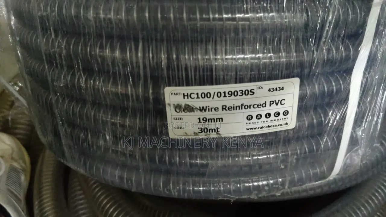 Suction Pipe Clear With Spring-30metres
