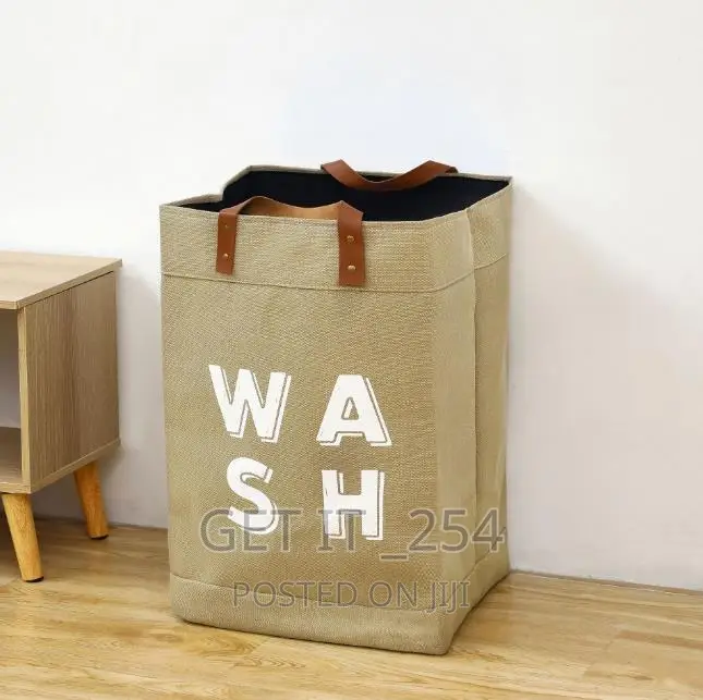 Canvas Laundry Baskets*
Leather Handles
Size 33*45*20cm