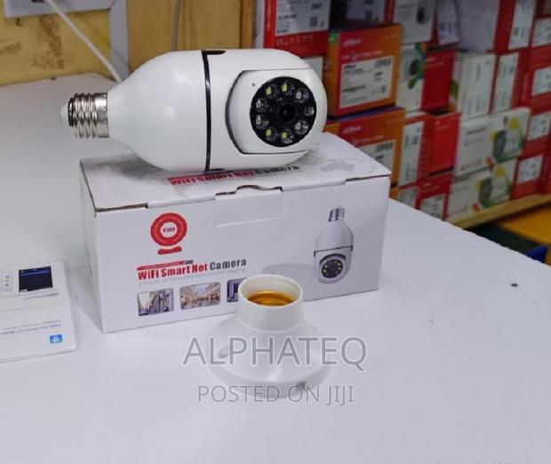 V380 Bulb CCTV PTZ Wifi Surveillance Camera 1080p Nanny Cam