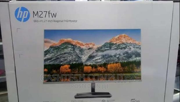 HP M27fw 27" FHD Ultra Slim LED Monitor, White Color, M27fw