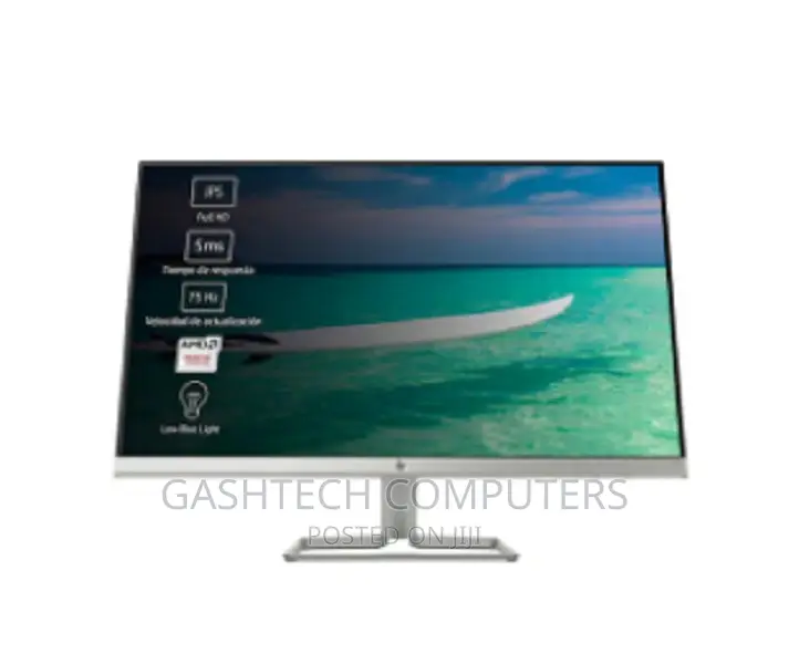 HP M27fw 27" FHD Ultra Slim LED Monitor, White Color,
