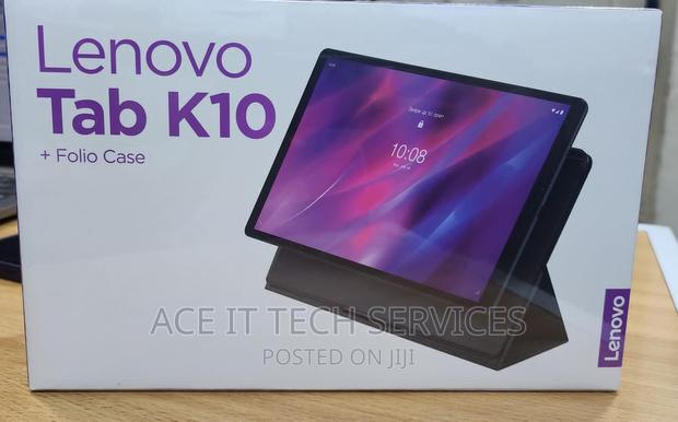 New Lenovo Tab K10 64 GB Black - main view