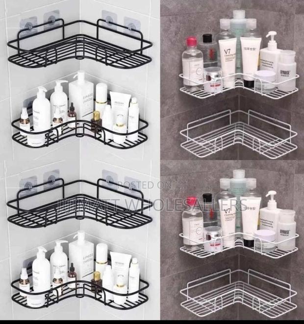 *Metallic Corner Shelf Bathroom* Available