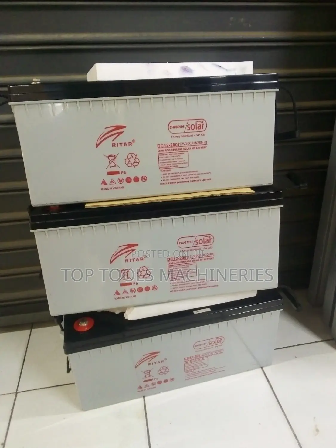 Ritar 200ah Solar Battery