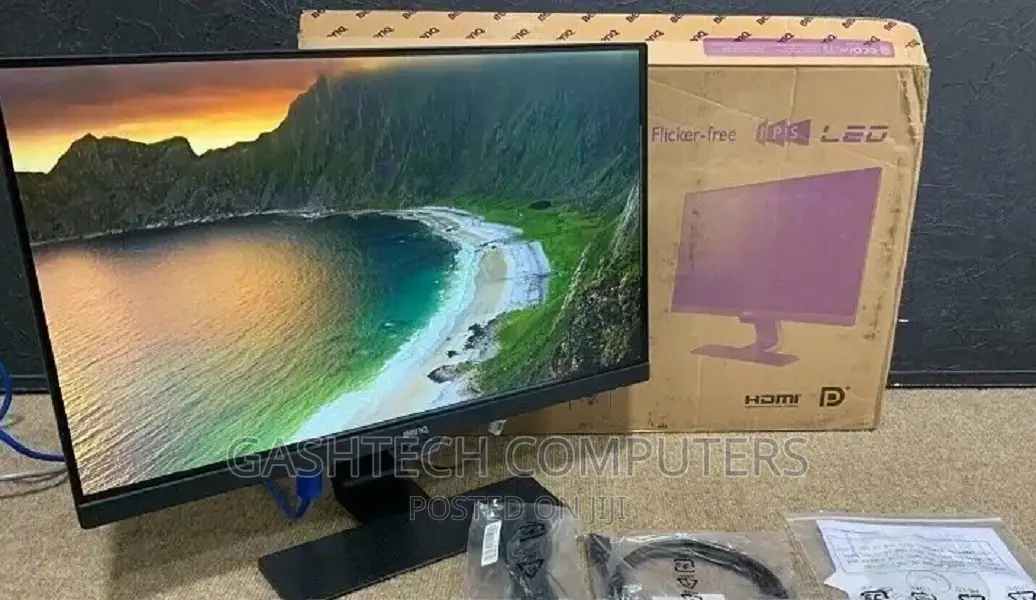 Benq GL2780 27" FHD Monitor, Integrated Speakers, Black.