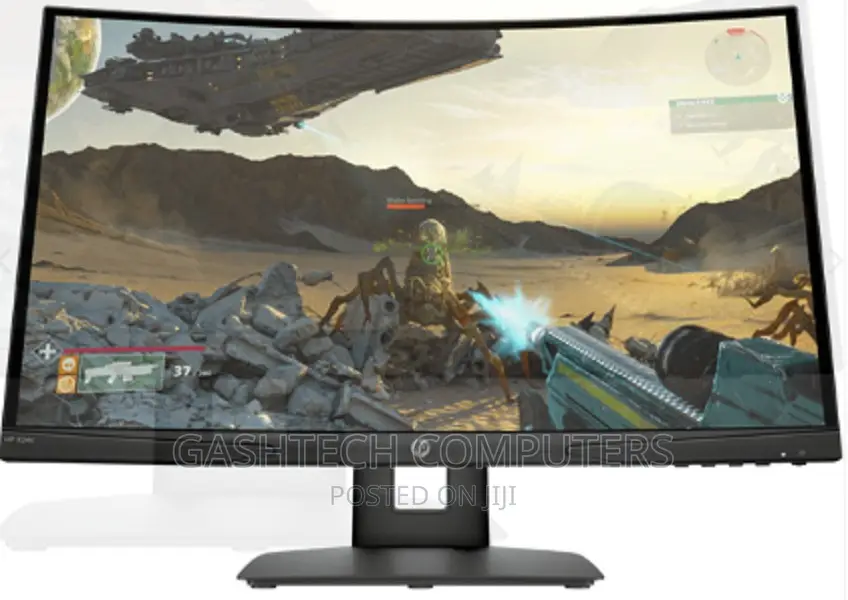 HP X24c 23.6" FHD Curved Gaming Monitor Black Color in Nairobi Central