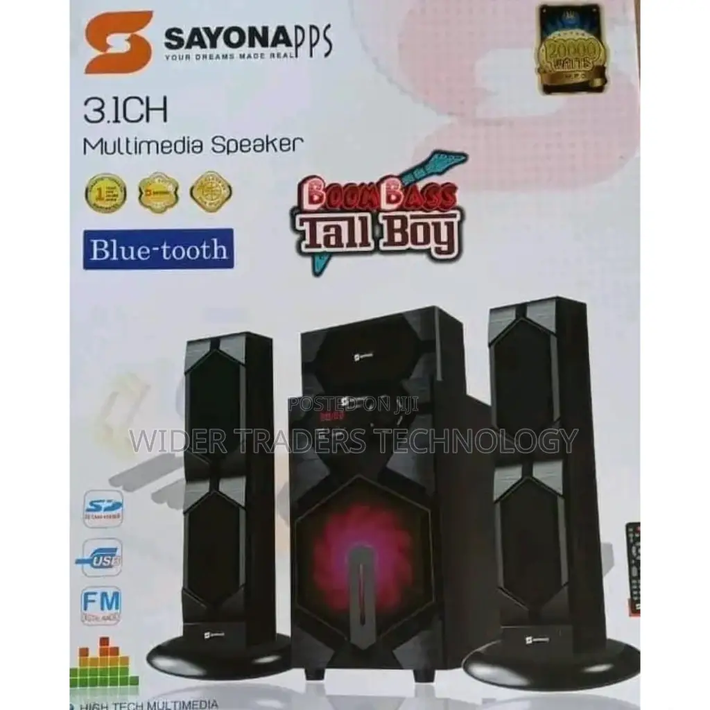 3.1 CHANNEL Tall Boy Sub Woofer SHT 1300BT