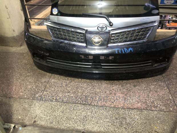 Nissan Tiida 2005 Front Bumper With Grill - thumbnail 2