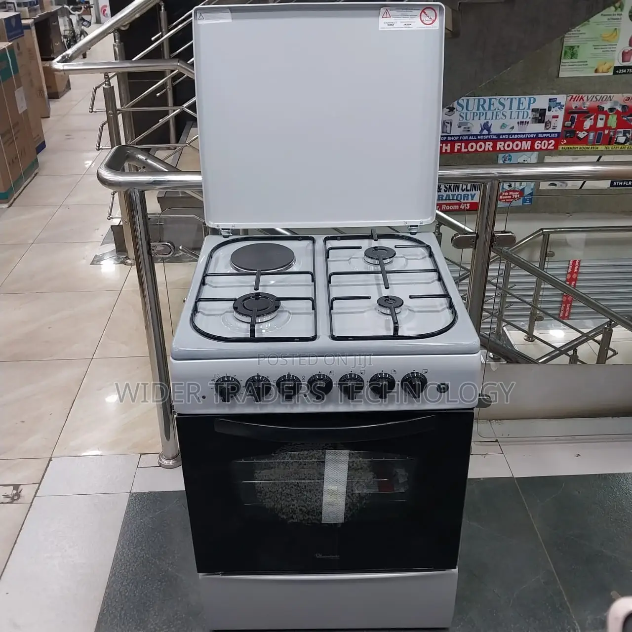 Ramtons 3G+1E 60X60 Silver Cooker- RF/406