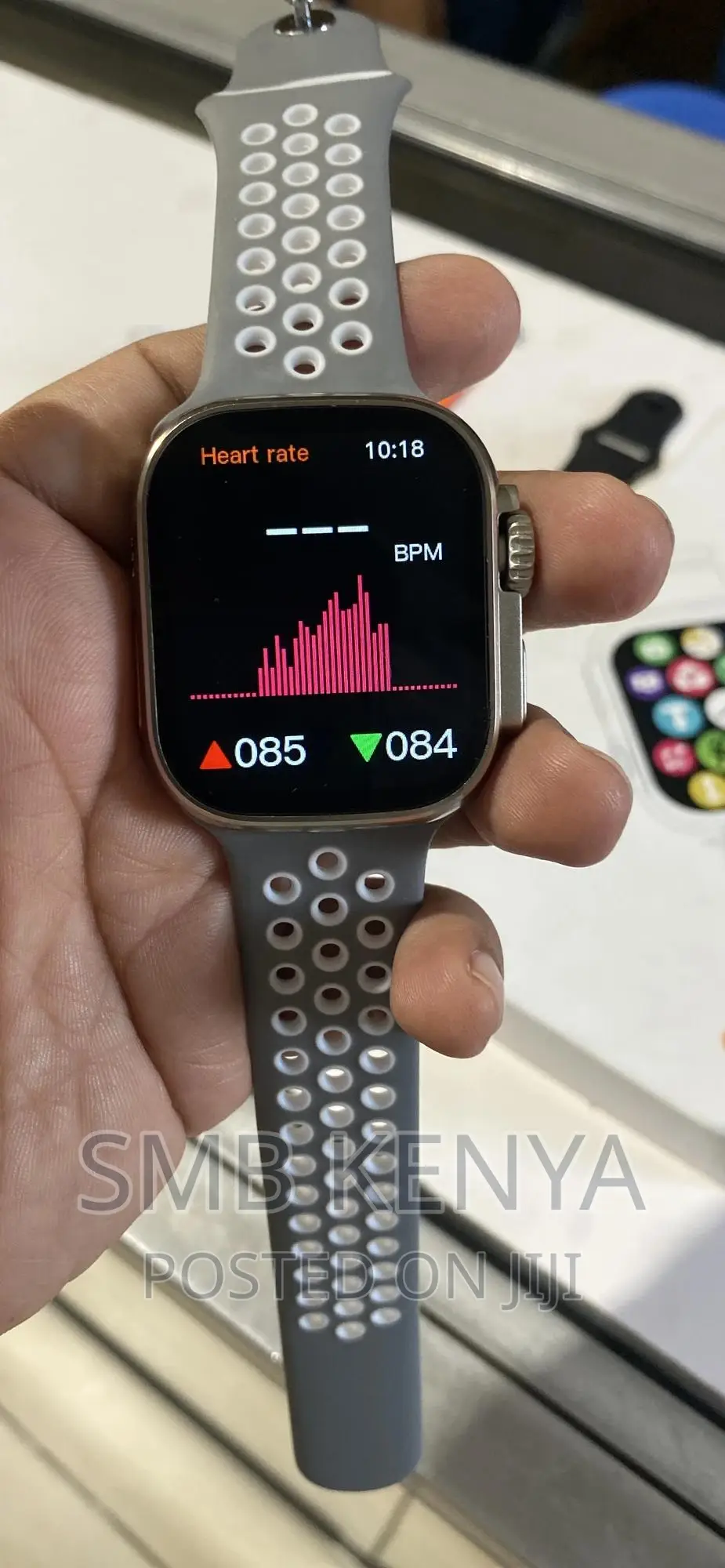 Ultra 9 Full Touch Screen Healthtracker Smart Watch 3 Straps