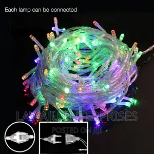 10M Christmas Multicoloured LED Lights
