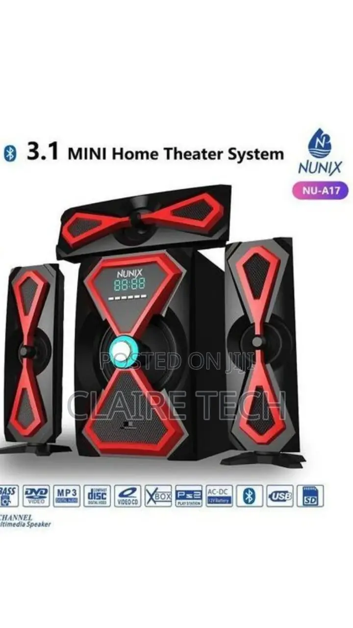 Woofer! Nunix 3.1ch Multimedia Speaker System A17